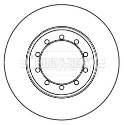 BORG & BECK Тормозной диск BBD5301